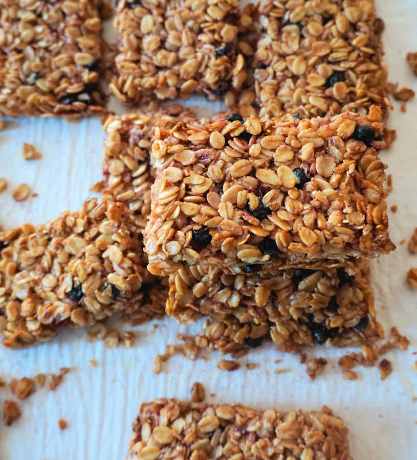 Lemon And Blueberry Flapjacks Recipe Cuisine Fiend